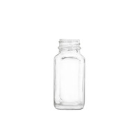 Agitateur de pots à épices en verre Offre Spéciale avec couvercles et autocollants d'étiquettes
