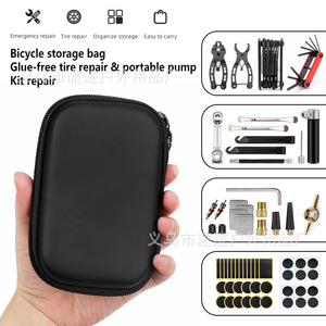 Yueli EVA Velvet Tool Storage Bag 13.5x9.5x4cm Shockproof Waterproof Wear Resistant <b>Cycling</b> Accessories - Product Image 4
