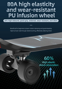 Hiệu suất cao longboard độc quyền Tốc độ nhanh tầm xa bằng sáng chế điện tử off-road thông minh ván trượt điện trung tâm kép - Product Image 6