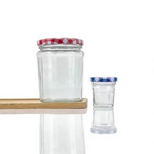 Contenitore in Vetro da 50 <span class=keywords><strong>ml</strong></span> per Miele con Tappo a Vite, Bottiglia in Vetro Spesso per Nido d'Uccello, Piccola Bottiglia in Vetro per Bomboniere Matrimonio - Product Image 1