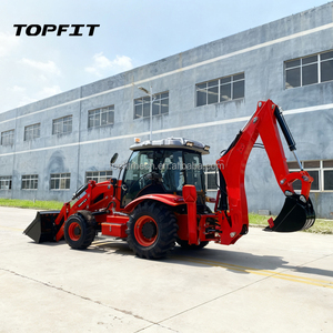 Cargadora Compacta con Retroexcavadora TOPFIT TLS3CX, Motor Turbo Diésel, Capacidad de Cucharón de 1.3m, para Limpieza de Zonas Verdes Municipales - Product Image 5