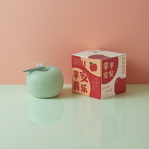 Venta al por mayor de velas en forma de manzana de aromaterapia vela de Año Nuevo pequeño regalo vela de fragancia de Navidad - Product Image 6