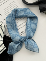 Elegante paisley katoenen bandana, draagbare decoratieve vierkante hoofdsjaal voor dagelijks gebruik, cadeau, bijpassend voor buitenactiviteiten