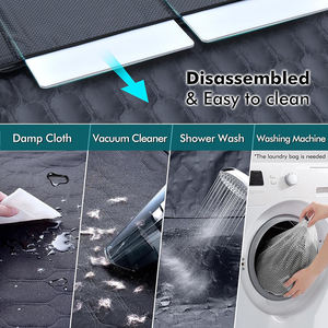 Extensor de Asiento Trasero para Perros, Funda Impermeable para Asiento de Coche, Resistente a Arañazos, Antideslizante, Hamaca Suave para Perros - Product Image 4