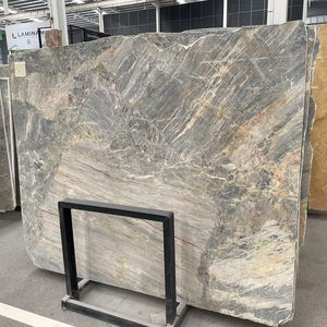 TMZ STONE OEM/ODM - Azulejos de Pared y Piso Interiores Modernos, Impermeables, para Uso en Hoteles, Losas de Mármol Natural Gris Pulido, Duraderas y de Lujo - Product Image 6