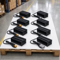 Chargeur haute intensité 25,2 V 15 A avec prise XT90 Anderson SB50 grise pour adaptateur d'alimentation de véhicule électrique
