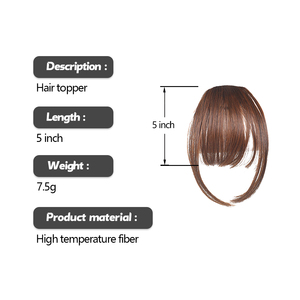 <span class=keywords><strong>Clip</strong></span> en gros en vaporeux <span class=keywords><strong>fausse</strong></span> <span class=keywords><strong>frange</strong></span> Extension de cheveux naturel incurvé synthétique français <span class=keywords><strong>Clip</strong></span> sur <span class=keywords><strong>frange</strong></span> pour un usage quotidien - Product Image 2