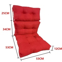 Coussin de chaise inclinable matelassé intégré extra-épais, dossier de siège, coussins lombaires, canapé pliant à bascule, imperméable, vente en gros