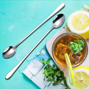 Cucharas de Acero Inoxidable para Batir Cócteles, Té Helado, Café y Helado, de 7.9 Pulgadas de Largo, Aptas para Alimentos - Product Image 1