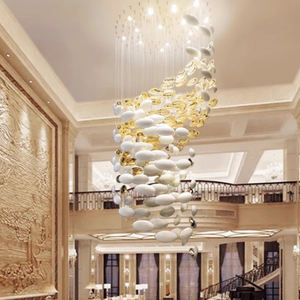 Lustre en forme de coquille lumineuse, lumières décoratives pour centre commercial, <span class=keywords><strong>plafonnier</strong></span> en forme de galet, motif œufs de <span class=keywords><strong>dinosaure</strong></span>, lampe suspendue - Product Image 3