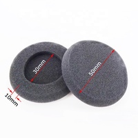 Penutup Busa 50mm untuk Sennheiser PX100 PX100II PX200 PX80 PC131 bantalan telinga busa untuk KOSS PP spons Earpad Headset bantalan telinga busa