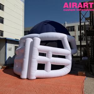 Tunnel Gonfiabile Gigante Personalizzato a Forma di Casco da Football per Eventi Sportivi e Decorazioni per l'Apertura di Partite - Product Image 1