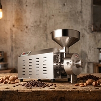 Moulin à épices QDMECH en acier inoxydable avec moteur entièrement en cuivre, machine à moudre le café en poudre