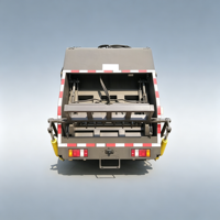 Camion compacteur de déchets Isuzu 4x2 de 9 m³ à vendre, nouveau camion à chargement arrière, camion de compression des déchets pour la ville
