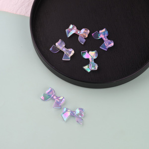 Accessoires pour coque de téléphone en résine transparente Aurora 3D Bow 24x33mm, Décoration artisanale DIY, Printemps 2024, Origine Yiwu - Product Image 5