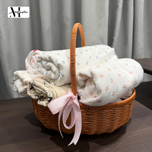 Pannolini in <span class=keywords><strong>cotone</strong></span> organico certificato GOTS, in maglia, stile crêpe, per schiacciare il veleno, coperte avvolgenti, delicati sulla pelle, non tossici, in <span class=keywords><strong>cotone</strong></span> pettinato, stile incrociato - Product Image 5