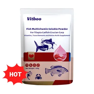 Vitboo Fish Multivitamins soluble powder Fish Vitamins & minerals Fish Immune booster Aquatic vitamins feed for catfish Tilapia