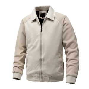 Veste zippée décontractée à capuche pour homme, personnalisable, en toile imperméable, coupe ample, broderie micro-étiquette, nouvelle collection automne, vente en gros - Product Image 1