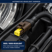 Connecteur automobile mâle/femelle Reelhon RH9005-6 à 2 broches, étanche IP68, 60V 220A, contact en cuivre, boîtier en nylon, pour phares 9005/9006