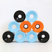 Accessoires de skateboard, impression de logo personnalisé, roues de longboard en PU pour adultes en Chine, imperméables