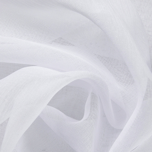 Jiaohui Solid White Transparente Fenster Tülle Gardinen Elegante Vorhänge für Wohnzimmer - Product Image 2