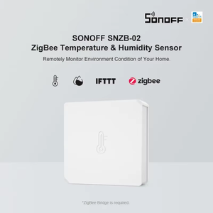 SONOFF <span class=keywords><strong>SNZB</strong></span>-<span class=keywords><strong>02</strong></span> Zigbee accès sans fil à la température et à l'humidité microlink facile Doodle maison intelligente avec batterie - Product Image 4