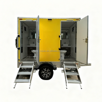 Toilettes portables écologiques de luxe durables |   Unité moderne à déploiement rapide pour la construction scolaire et l'assainissement d'urgence