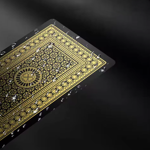 Cartes plaquées de taille de <span class=keywords><strong>poker</strong></span> professionnel-Plastique personnalisé pour les événements de casino et de villégiature Grand jeu de cartes de caractère pour les fêtes - Product Image 5