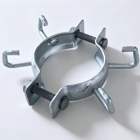 Prix d'usine – Colliers de poteau galvanisés à chaud, anneaux de poteau pour matériel de ligne électrique et de poteaux utilitaires