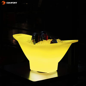 Tối giản câu lạc bộ đêm KTV <span class=keywords><strong>LED</strong></span> bia RGB thay đổi màu sắc nhấp nháy <span class=keywords><strong>LED</strong></span> Xô đá cho các sự kiện bên - Product Image 5