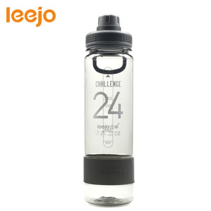 Botella de agua deportiva, frasco transparente de plástico para senderismo, novedad - Product Image 2
