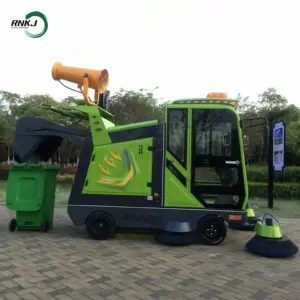 Ruining Brand Street Vacuum Mach Organic Waste Compost Ma Machine enclosed auto cleaning equipment sweeper road sweeping machine