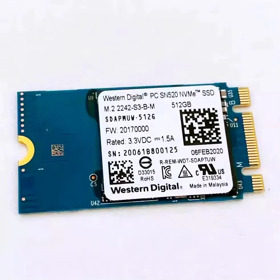 Western Digital SN520 SSD 200GB Refurbished Laptop Storage