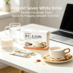 Poudre instantanée naturelle aux amandes et aux sept blanches, mélange nutritif végétal, stimulant d'éclat, fibres alimentaires, substitut de lait et de thé, beauté quotidienne - Product Image 3