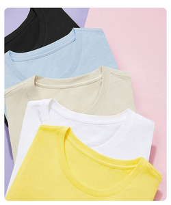 Fabricant de t-shirts en Chine, vente en gros, t-shirts unisexes personnalisés 4XL 180 g/m² 100% coton, t-shirts blancs coupe classique - Product Image 2