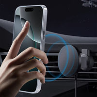 Nouvelle coque de téléphone en métal fin givré magnétique pour iPhone 16 15 14 Plus 13 11 Pro Max, support de voiture, coque rigide pour téléphone portable OEM/ODM