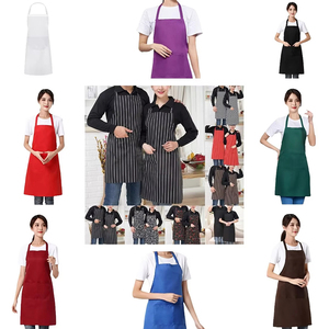 Tùy chỉnh in logo màu rắn không tay Tạp Dề nhà hàng nhà Bếp Nấu Ăn Tạp dề cho đầu bếp bồi bàn cafe thợ cắt tóc - Product Image 3