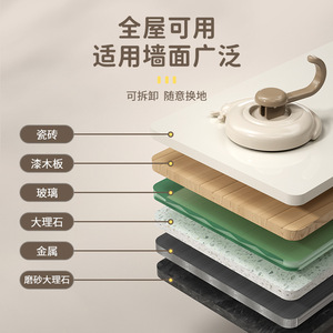 Snail Vacuum Suction Hook Plastic Wall Mounted Punch Free For Kitchen Living Room Door Back Storage Hooks - Product Image 4
