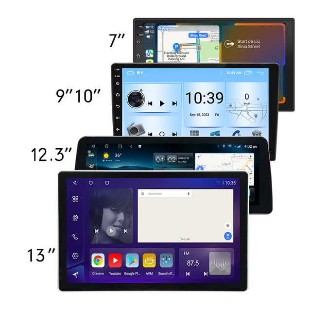 9"10.1" Car Stereo Radio Double Din Apple Carplay Android Auto GPS WiFi Touch Screen DSP Amplifier USB