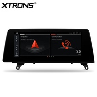 XTRONS autoradio Android 10,25 pouces, Qualcomm Snapdragon 662, écran entièrement laminé, GPS 4G mondial pour BMW X5 E70/ X6 E71 LHD CIC