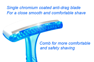 Commercio all'ingrosso di HAOWELL rasoio monouso <span class=keywords><strong>lama</strong></span> singola rasoio da barba per donna donna Ningbo - Product Image 3