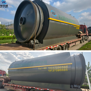 เครื่องไพโรไลซิสแบบไทยสำหรับผลิตภัณฑ์พลาสติก ขยะทางการแพทย์ กากตะกอนก้นถัง ให้เป็นน้ำมันเชื้อเพลิง อุปกรณ์ไพโรไลซิสแบบเป็นช่วงๆ - Product Image 2