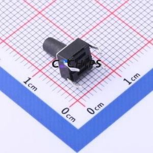 TC-6610-9.5-260G Tactile Switch Through hole-4P,6x6mm Switch Single Pole Single Throw Round Button 2.6N Through Hole - Product Image 2