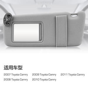 Pare-soleil gris 74320-06780-B0 pour Toyota Camry, fixation au toit sans éclairage, lot de deux - Product Image 4