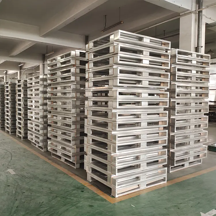Metallaufbewahrungs-Aluminiumpallets Standardgröße hochwertige Aluminiumpallets für den Seefrachtversand