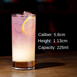 Juego de Vasos de Cóctel Colin Glass con Logotipo Impreso, Capacidad de 201-300 ml, Diseño Moderno y Simple, para Fiestas, Long Island Iced <span class=keywords><strong>Tea</strong></span>, Mojito Mix - Product Image 6