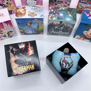 เด็กการ์ตูนนาฬิกาควอตซ์เด็กผู้หญิงนาฬิกาข้อมือเด็กพร้อมกล่องขายปลีกของเล่นนาฬิกาหนังที่สวยงามสําหรับของขวัญวันเกิด - Product Image 4