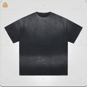 T-shirts pour hommes 100% coton de haute qualité logo personnalisé t-shirts vierges coupe <span class=keywords><strong>normale</strong></span> col rond t-shirts surdimensionnés coupe ajustée pour hommes - Product Image 3