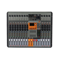 Console de mixage numérique professionnelle 650W 12 canaux avec double interface USB et 99 effets DSP