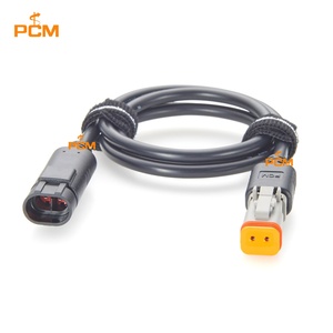 Кабель-адаптер TE AMP Superseal 2-контактный (штекер) на Deutsch DT06-2S (гнездо), 282104-1, водонепроницаемый, для автомобильной техники, датчиков, светодиодов - Product Image 5